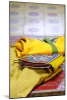 Asia, Mongolia, Ulaanbaatar, Gandantegchinlen Monastery. Cloth Prayer Booklets-Emily Wilson-Mounted Photographic Print