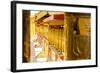 Asia, Mongolia, Ulaanbaatar, Gandantegchinlen Monastery. Prayer Wheels-Emily Wilson-Framed Photographic Print