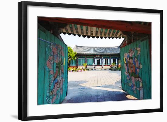 Asia, Republic of Korea, South Korea, Gyeongsangbuk-Do, Gyeongju, Sambulsa Temple, UNESCO Site-Christian Kober-Framed Photographic Print