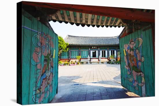 Asia, Republic of Korea, South Korea, Gyeongsangbuk-Do, Gyeongju, Sambulsa Temple, UNESCO Site-Christian Kober-Stretched Canvas