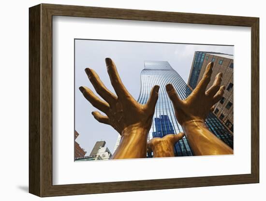 Asia, Republic of Korea, South Korea, Seoul, Gangman District; Gt Tower-Christian Kober-Framed Photographic Print