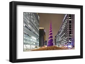 Asia, Republic of Korea, South Korea, Seoul, Monument at Cheong-Gye Stream-Christian Kober-Framed Photographic Print