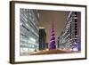 Asia, Republic of Korea, South Korea, Seoul, Monument at Cheong-Gye Stream-Christian Kober-Framed Photographic Print