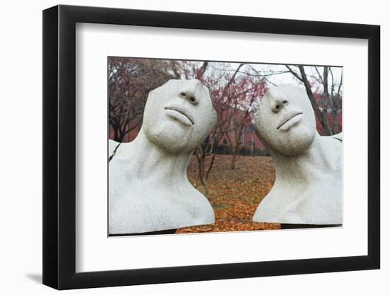 Asia, Republic of Korea, South Korea, Seoul, Olympic Park, Sculpture Park-Christian Kober-Framed Photographic Print