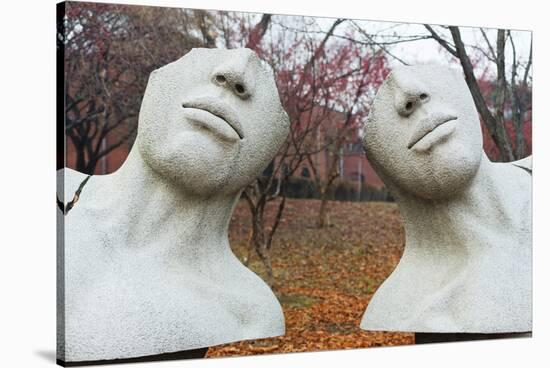 Asia, Republic of Korea, South Korea, Seoul, Olympic Park, Sculpture Park-Christian Kober-Stretched Canvas