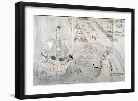 Asia: Trading Colony-null-Framed Giclee Print