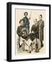 Asia: Traditional Costumes of the Population of the Asian Continent. Men and Women of Annam or Anna-null-Framed Giclee Print