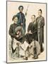 Asia: Traditional Costumes of the Population of the Asian Continent. Men and Women of Annam or Anna-null-Mounted Giclee Print