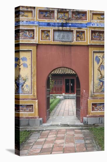 Asia, Vietnam. Arched Entrance Gate, the Citadel, Hue, Thua Thien?Hue-Kevin Oke-Stretched Canvas