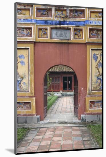 Asia, Vietnam. Arched Entrance Gate, the Citadel, Hue, Thua Thien?Hue-Kevin Oke-Mounted Photographic Print