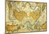 Asiae Nova Descrito- Antique Map Of Asia-null-Mounted Poster