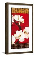 Asian Amaryllis II-Gabriel Scott-Framed Art Print