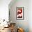 Asian Amaryllis II-Gabriel Scott-Framed Art Print displayed on a wall