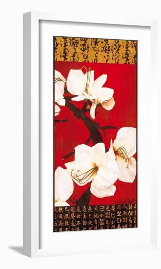 Asian Amaryllis II-Gabriel Scott-Framed Art Print