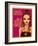 Asian Beauty at Party-Noriko Sakura-Framed Art Print