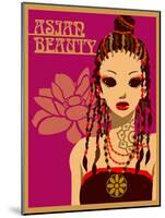 Asian Beauty at Party-Noriko Sakura-Mounted Art Print