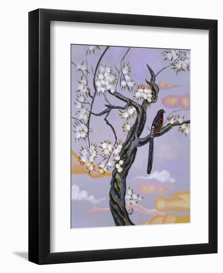 Asian Bird 2-Judy Mastrangelo-Framed Premium Giclee Print