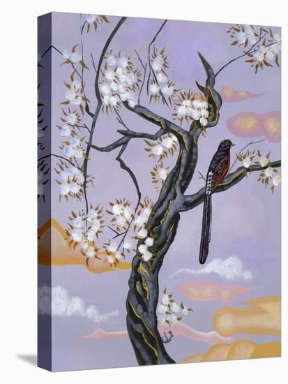 Asian Bird 2-Judy Mastrangelo-Stretched Canvas