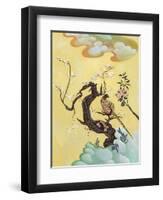 Asian Bird 3-Judy Mastrangelo-Framed Premium Giclee Print