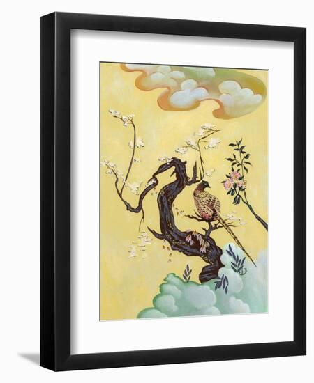 Asian Bird 3-Judy Mastrangelo-Framed Premium Giclee Print