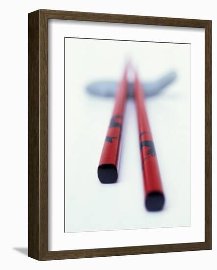 Asian Chopsticks-Peter Medilek-Framed Photographic Print