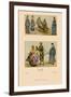 Asian Costumes and Transportation-Racinet-Framed Art Print