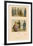 Asian Costumes and Transportation-Racinet-Framed Art Print