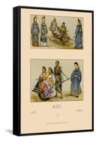 Asian Costumes and Transportation-Racinet-Framed Stretched Canvas