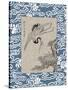 Asian Crane Panel I-null-Stretched Canvas