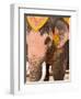 Asian Elephants Transportation, Ayuthaya, Thailand-Gavriel Jecan-Framed Photographic Print