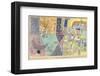 Asian Entertainers-Paul Klee-Framed Art Print