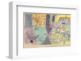 Asian Entertainers-Paul Klee-Framed Art Print