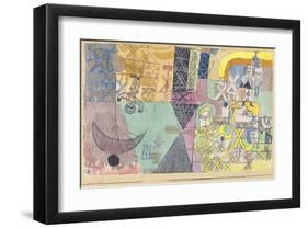 Asian Entertainers-Paul Klee-Framed Art Print