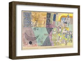 Asian Entertainers-Paul Klee-Framed Art Print