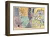 Asian Entertainers-Paul Klee-Framed Art Print