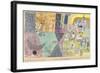 Asian Entertainers-Paul Klee-Framed Art Print