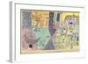 Asian Entertainers-Paul Klee-Framed Art Print