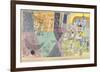 Asian Entertainers-Paul Klee-Framed Art Print