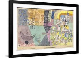 Asian Entertainers-Paul Klee-Framed Art Print