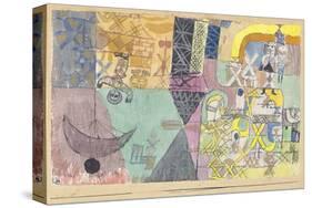 Asian Entertainers-Paul Klee-Stretched Canvas