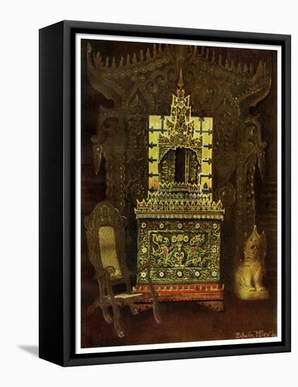 Asian Furniture, 1911-1912-Edwin Foley-Framed Stretched Canvas