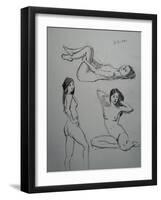 Asian Girl Study-Nobu Haihara-Framed Giclee Print