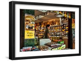 Asian Grocery Shop in Chinatown, New York City-Sabine Jacobs-Framed Photographic Print