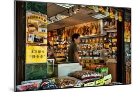 Asian Grocery Shop in Chinatown, New York City-Sabine Jacobs-Mounted Photographic Print