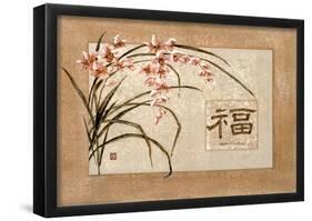 Asian Happiness flowers Art Print Poster-null-Framed Poster