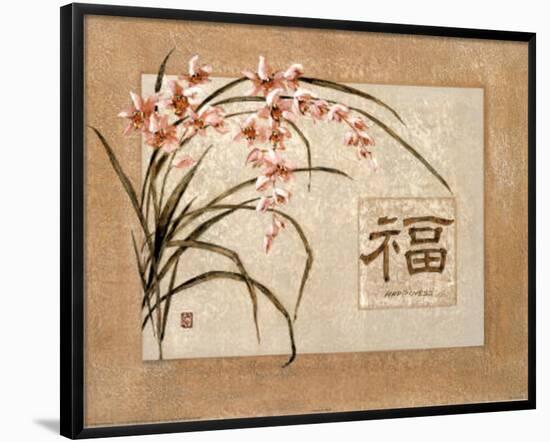Asian Happiness - Flowers-null-Framed Poster
