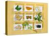 Asian Herbs and Spices-Christiane Krüger-Stretched Canvas