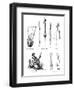 Asian Musical Instruments-null-Framed Art Print