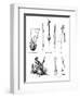 Asian Musical Instruments-null-Framed Art Print