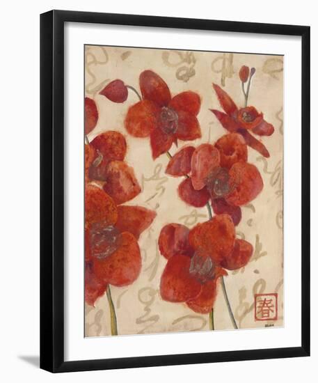 Asian Orchid I-Hollack-Framed Giclee Print